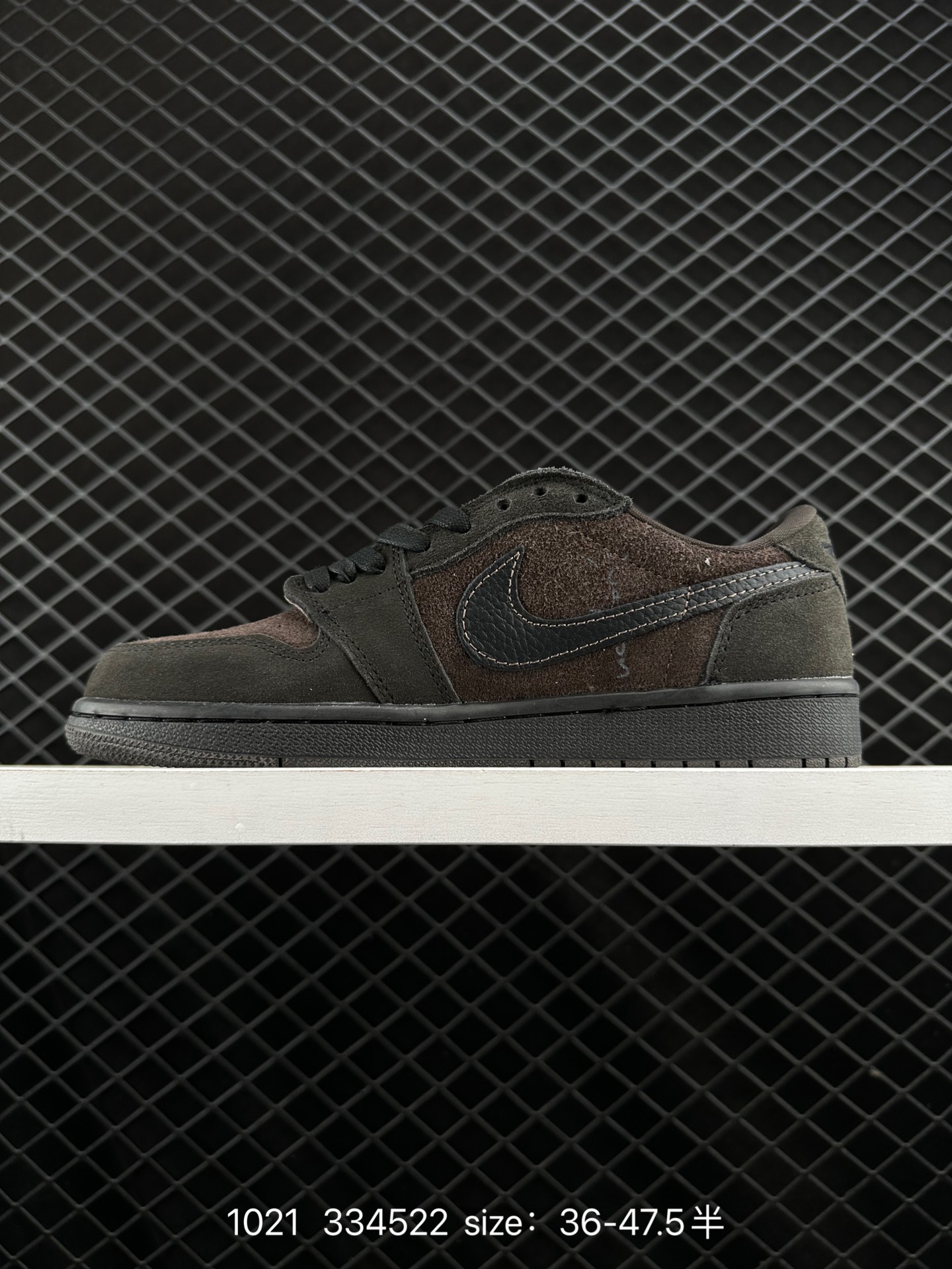 fragment design x Travis Scott x Nike Air Jordan 1 Low OG SP”Black/Green Toe“